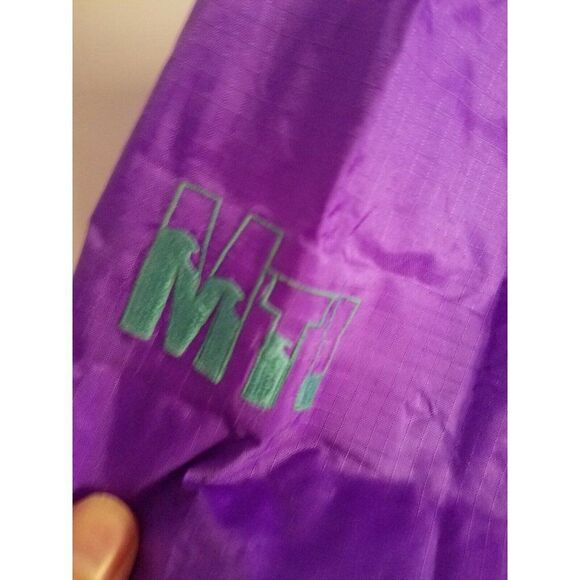 NEW Windbreaker Supplex Nylon Purple Anorak Jacket Womens M Hook and Loop Tags - Picture 9 of 9